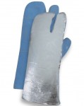 Rękawice niepalne metalizowane 3 Palce 38 cm