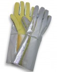 Rękawice niepalne metalizowane 5 Palców 40 cm